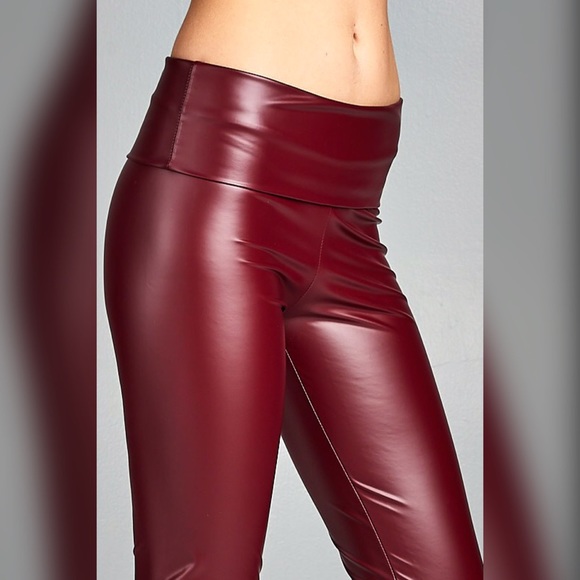 ❤️LAST 1! Thick High Waist Faux Leather Leggings! - Picture 3 of 3